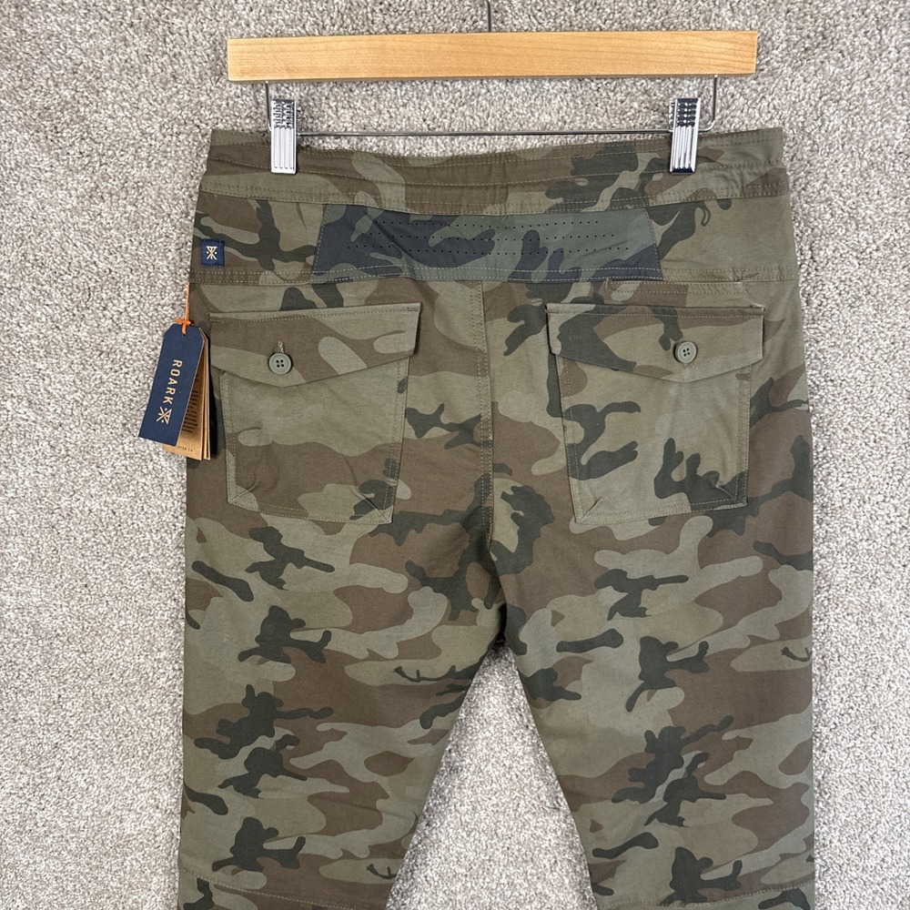 Roark Layover 2.0 Camo Print Pants Men's 30 Hiking Outdoors Drawstring NEW - Picture 4 of 10